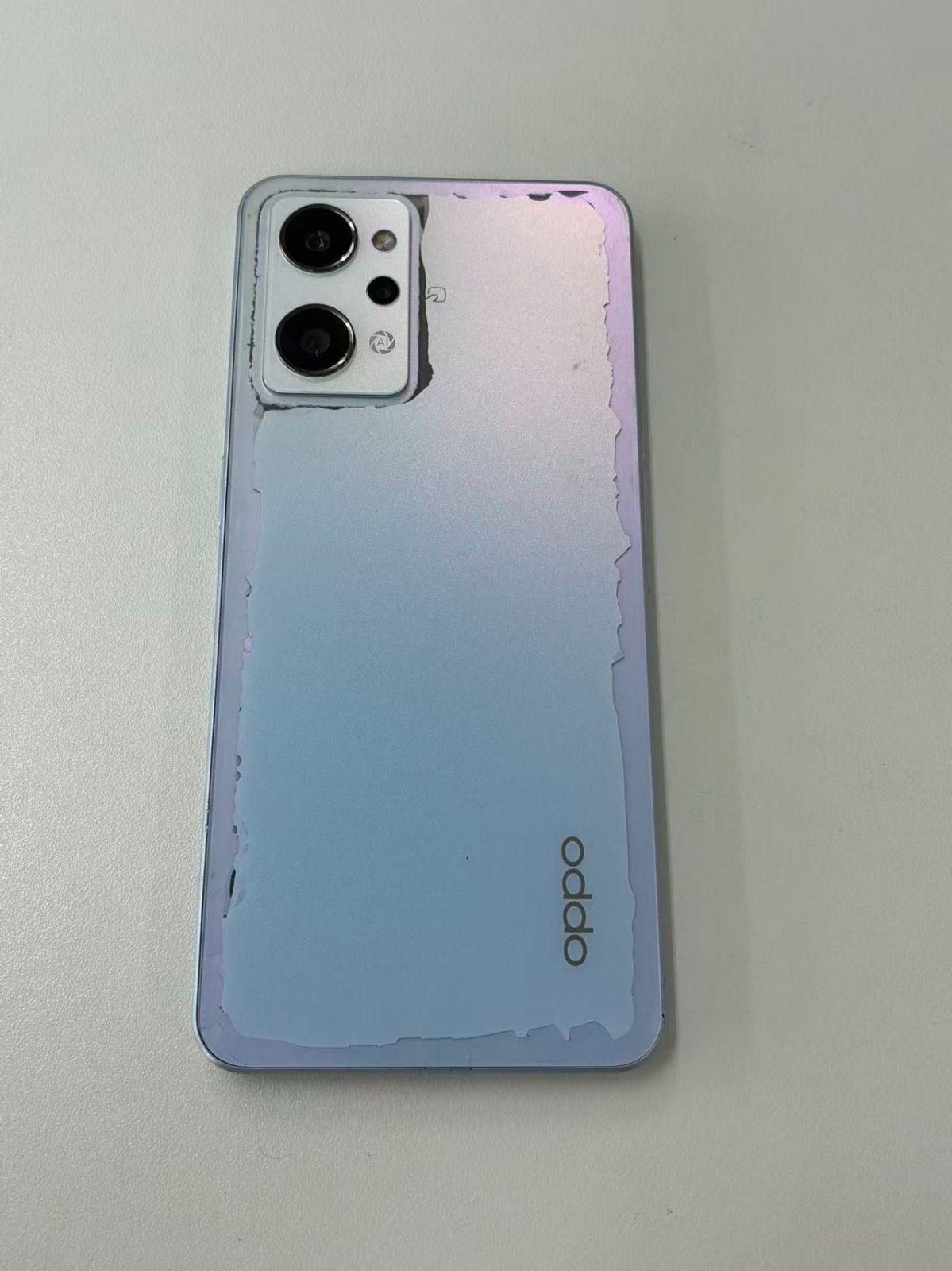 OPPO Reno7 A ブルー ジャンク - メルカリ