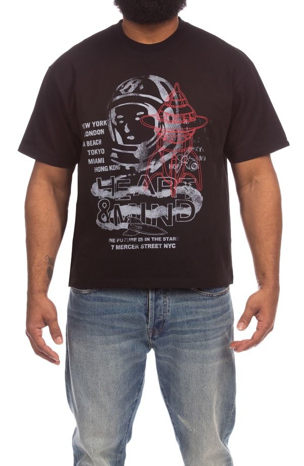 ビリオネアボーイズクラブ メンズ トップス Tシャツ コットン グラフィック Billionaire Boys ClubB Call Now Cotton Graphic TShirt BLACK ブ