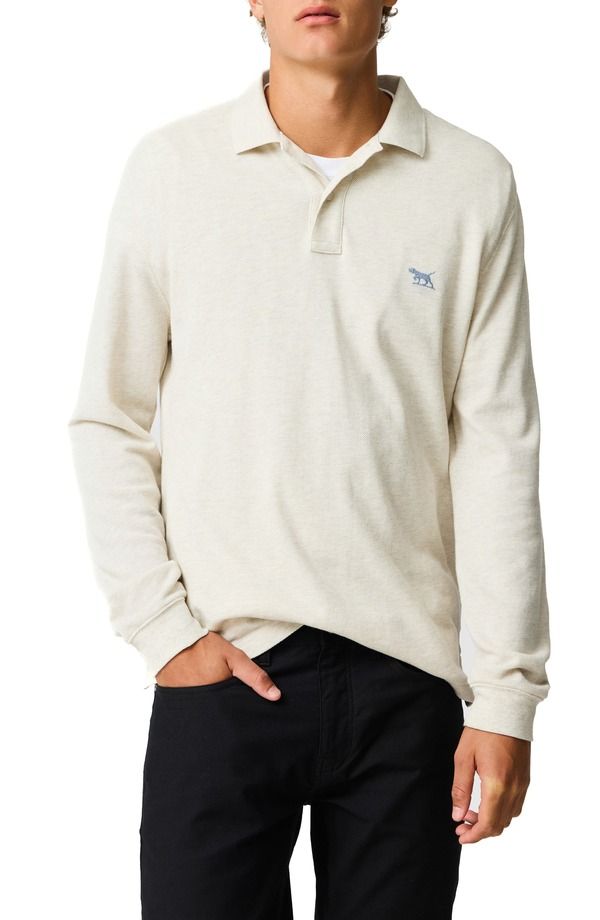 ロッドアンドグン メンズ トップス ポロシャツ Rodd Gunn Piqu Polo NATURAL