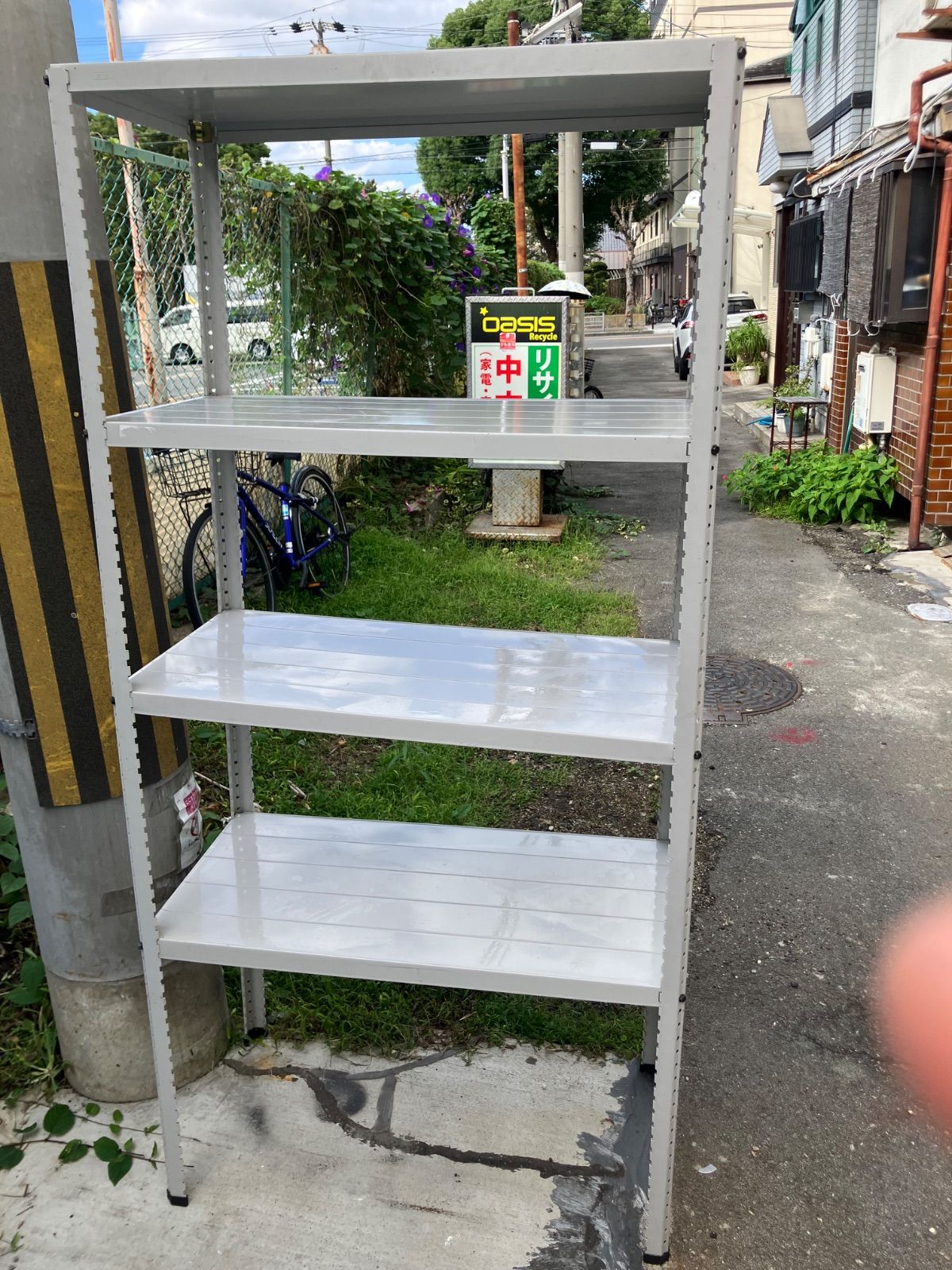 スチールラック 4段 幅88×奥行45×高さ180cm 業務用 収納棚 中古 大阪