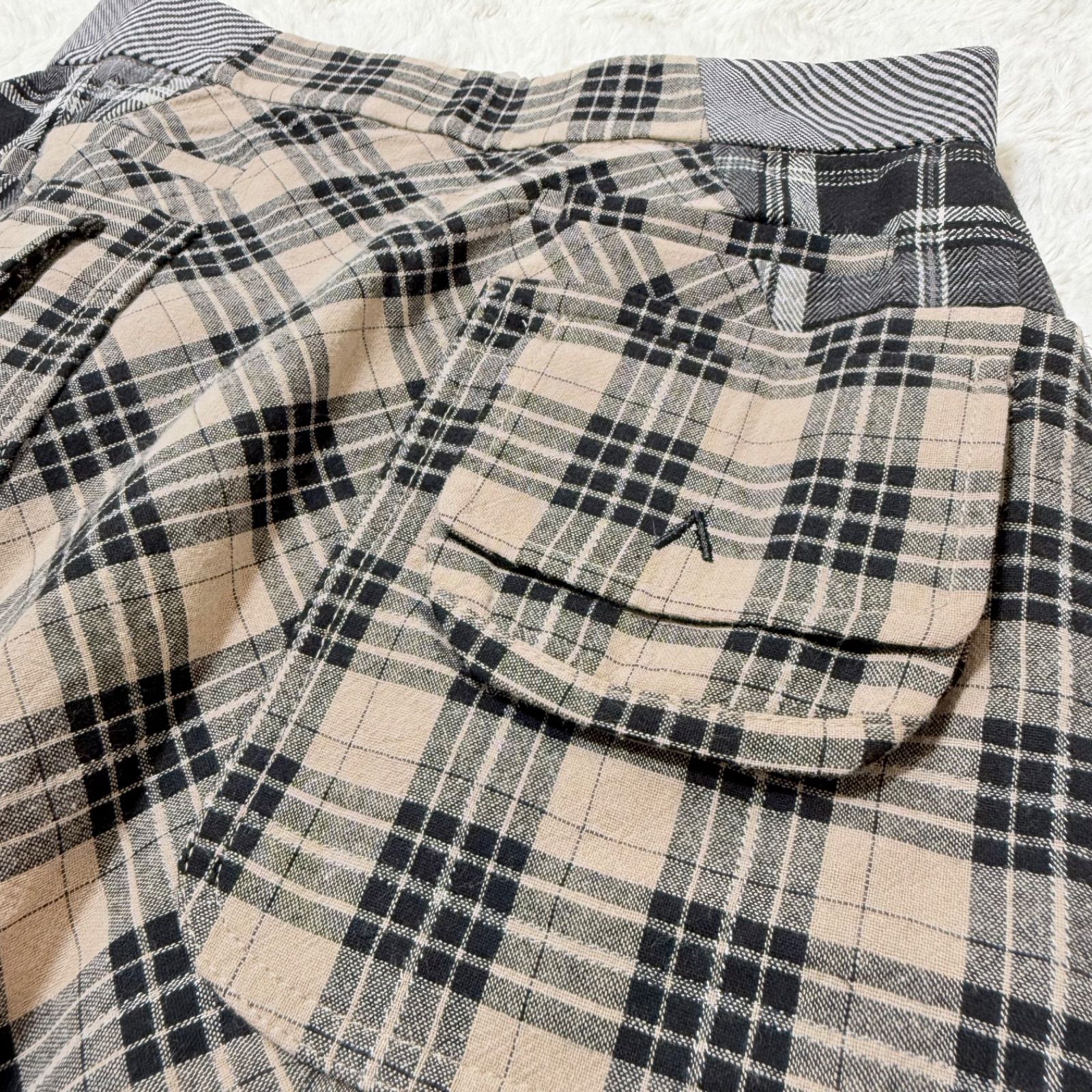 ANDMARY アンドマリー Anna check long skirt Anna check アンナ