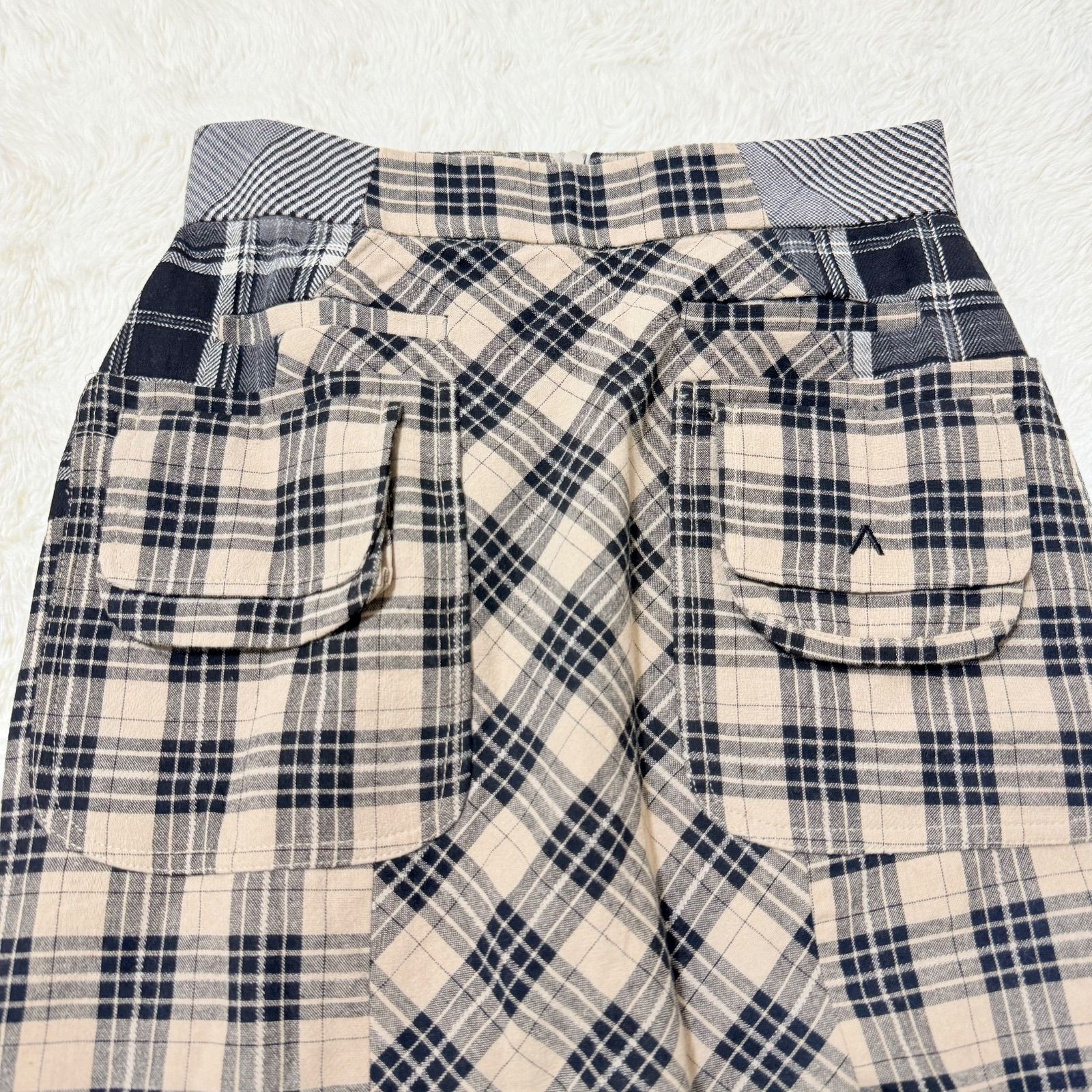 ANDMARY アンドマリー Anna check long skirt Anna check アンナ