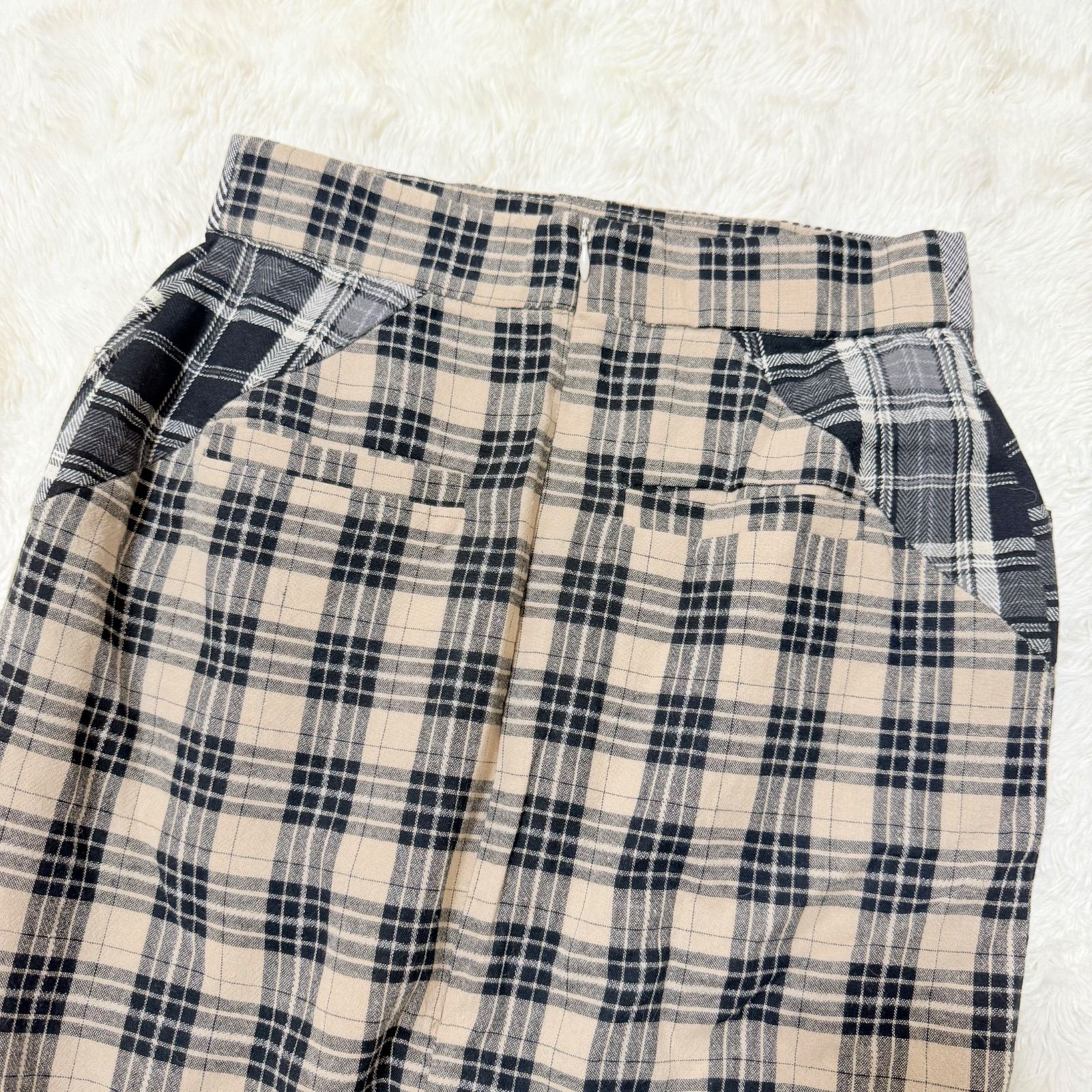 ANDMARY アンドマリー Anna check long skirt Anna check アンナ