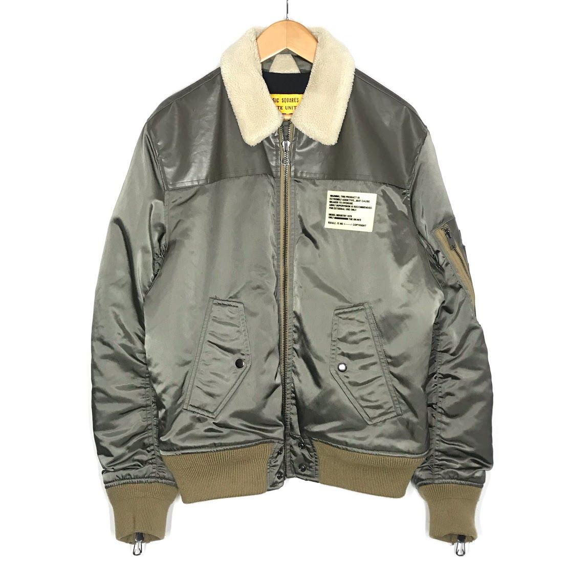 【倉吉店】 中古 DIESEL | ディーゼル ミリタリージャケット W-FEDOVIK GIACCA MA-1 ブルゾン 00SWEP-W-FEDOVIK-0TAQF カーキ サイズ：M 【94】 9,088円