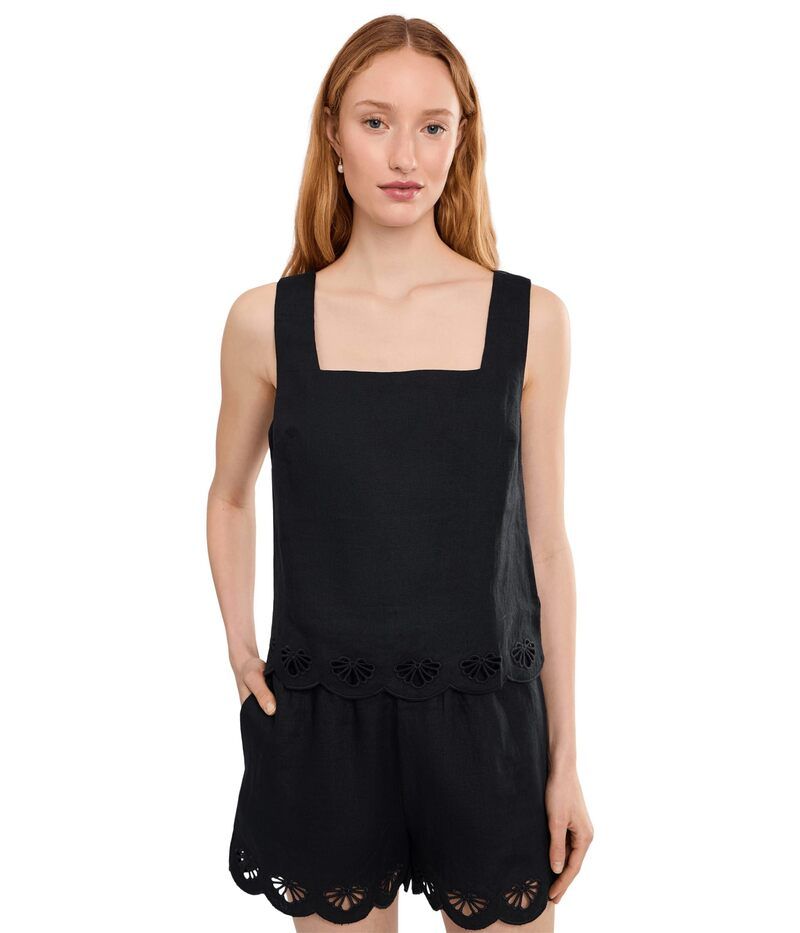 サンクチュアリー レディース トップス シャツ リネン Sanctuary Almosthere Linen Top Black ブラック 19,426円