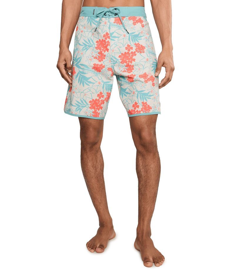 クイックシルバー メンズ 水着 ハーフパンツ・ショーツ ショートパンツ Quiksilver Jetty Bloom 19 Boardshortsilver Birch シルバー