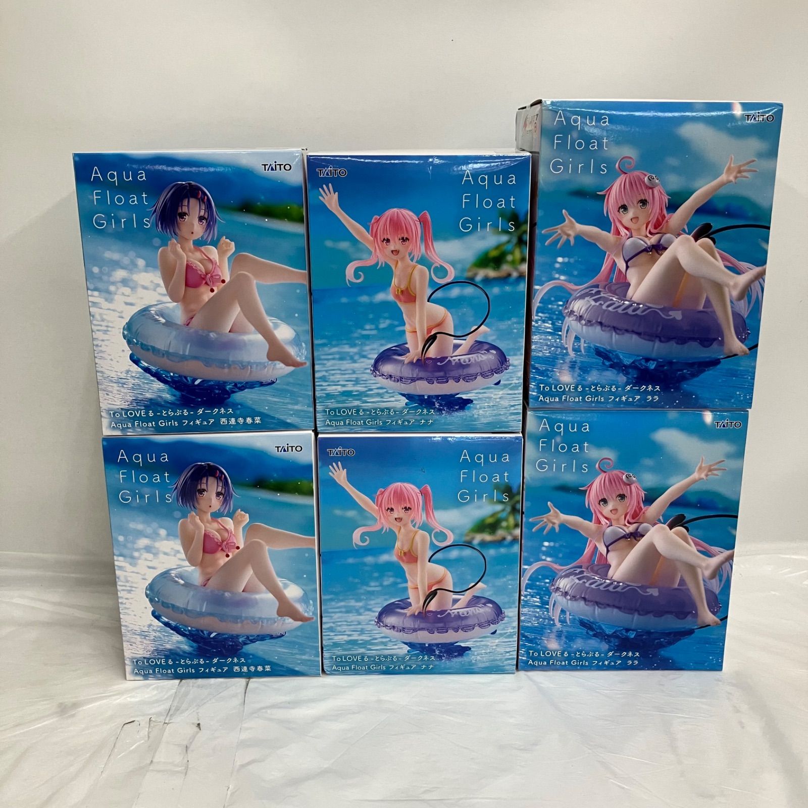To LOVEる Aqua Float Girls ダークネス　6体セット 未開封 To LOVEる とらぶる ダークネス Aqua Float Girls フィギュア