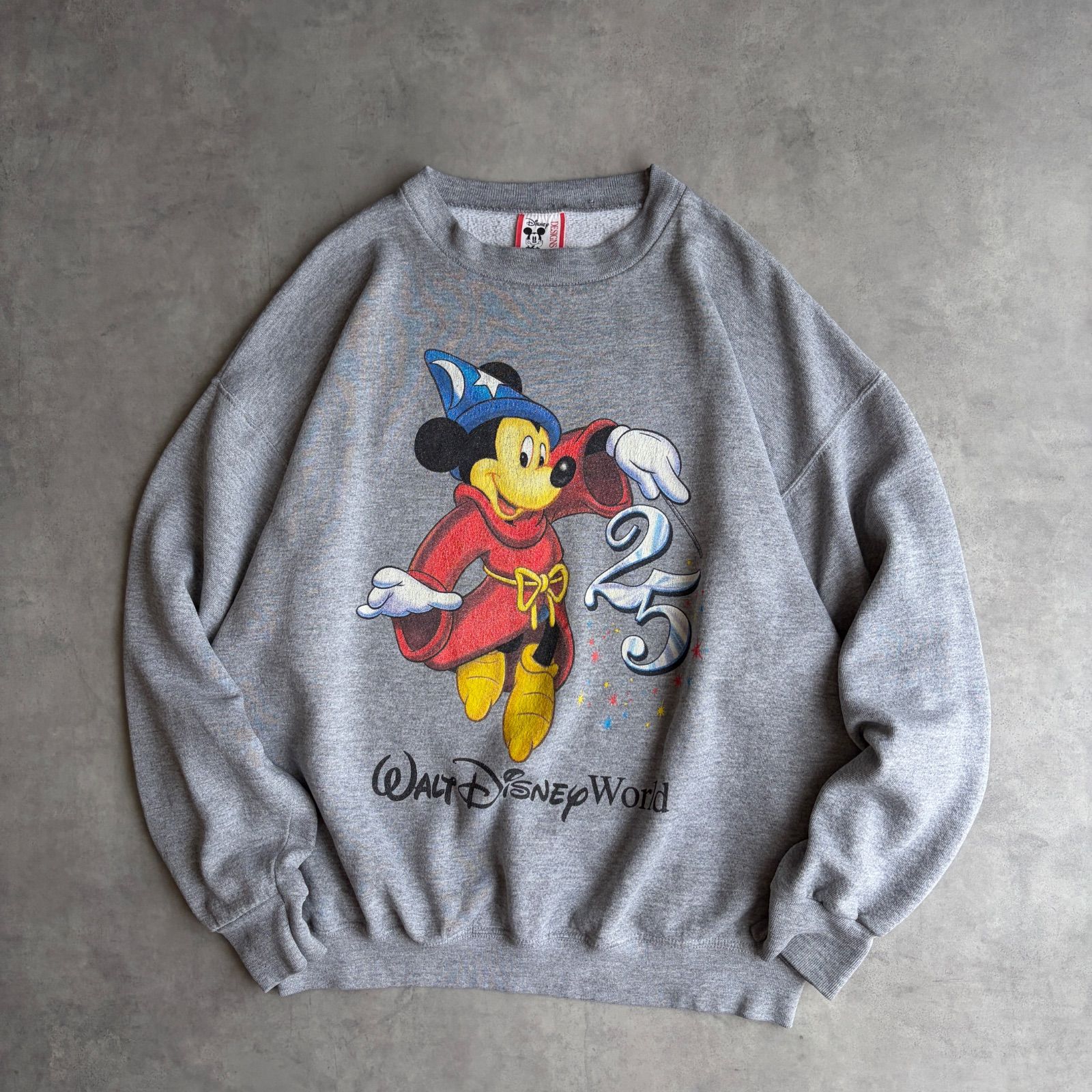 90s 1996年 USA製 Disney ミッキー スウェット Walt Disney World 25