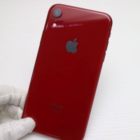 美品 SIMフリー iPhoneXR 128GB レッド RED スマホ 白ロム 即日発送