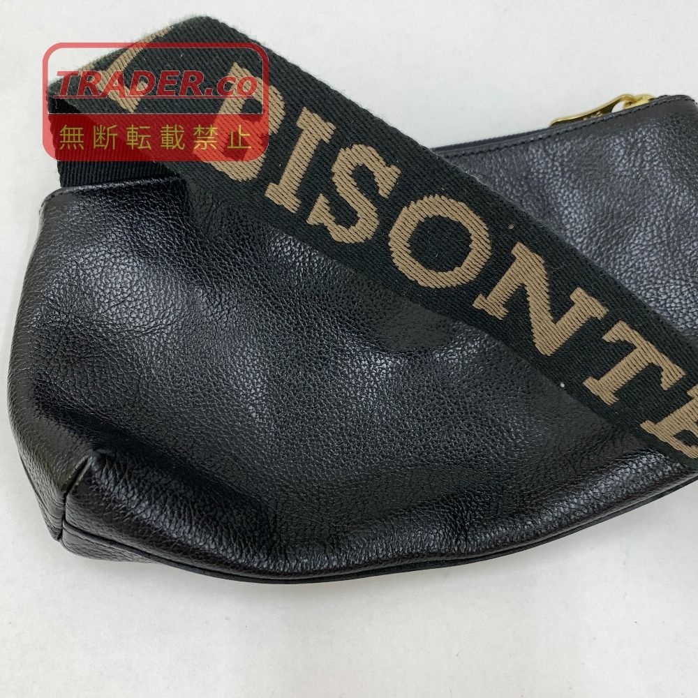 04w7868▽※【中古】IL BISONTE イルビゾンテ ショルダーバッグ レザー