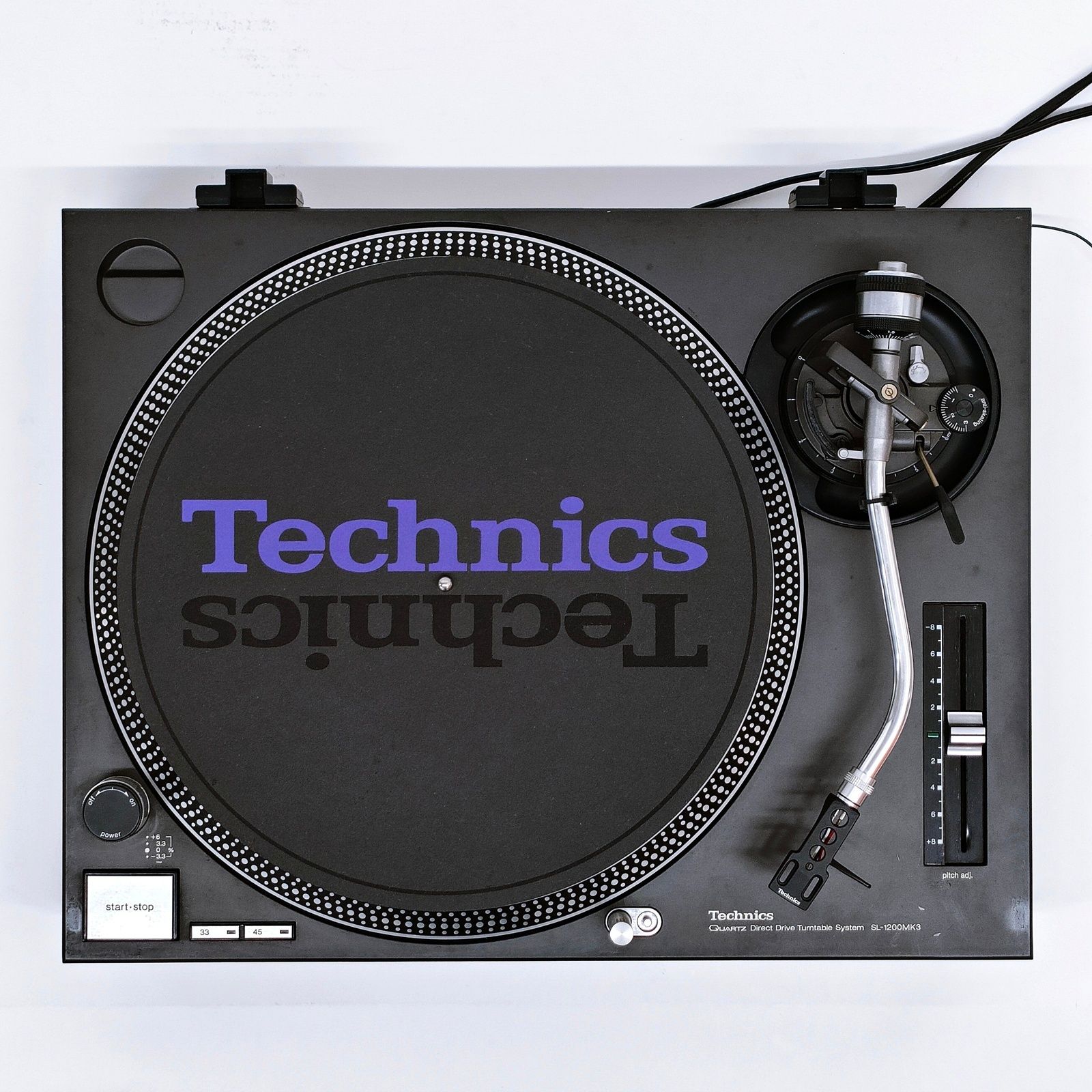 Technics SL-1200MK3 ターンテーブル ダストカバー付き テクニクス