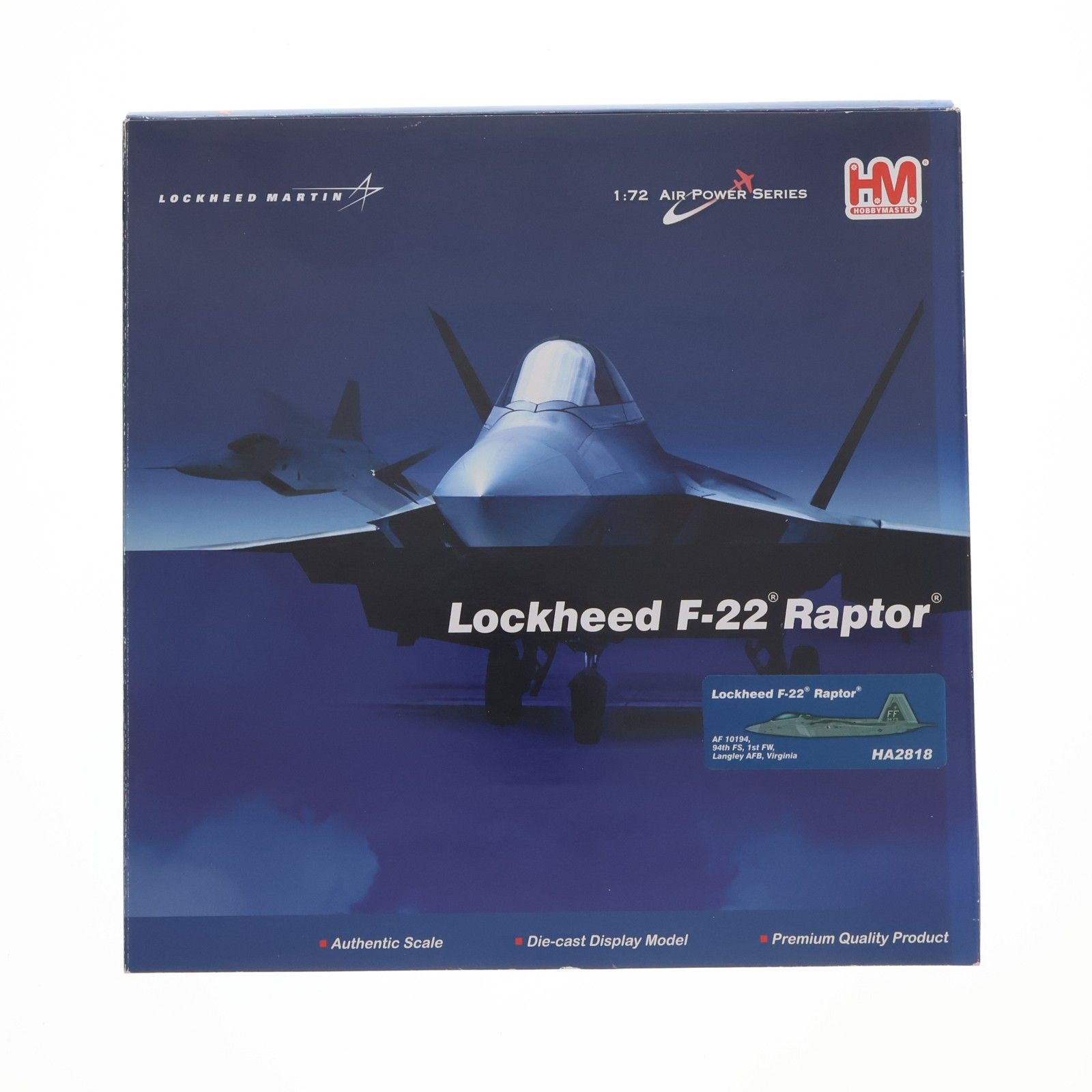 1/72 F-22 ラプター `第94戦闘飛行隊` 完成品 飛行機(HA2818) ホビーマスター 15,948円