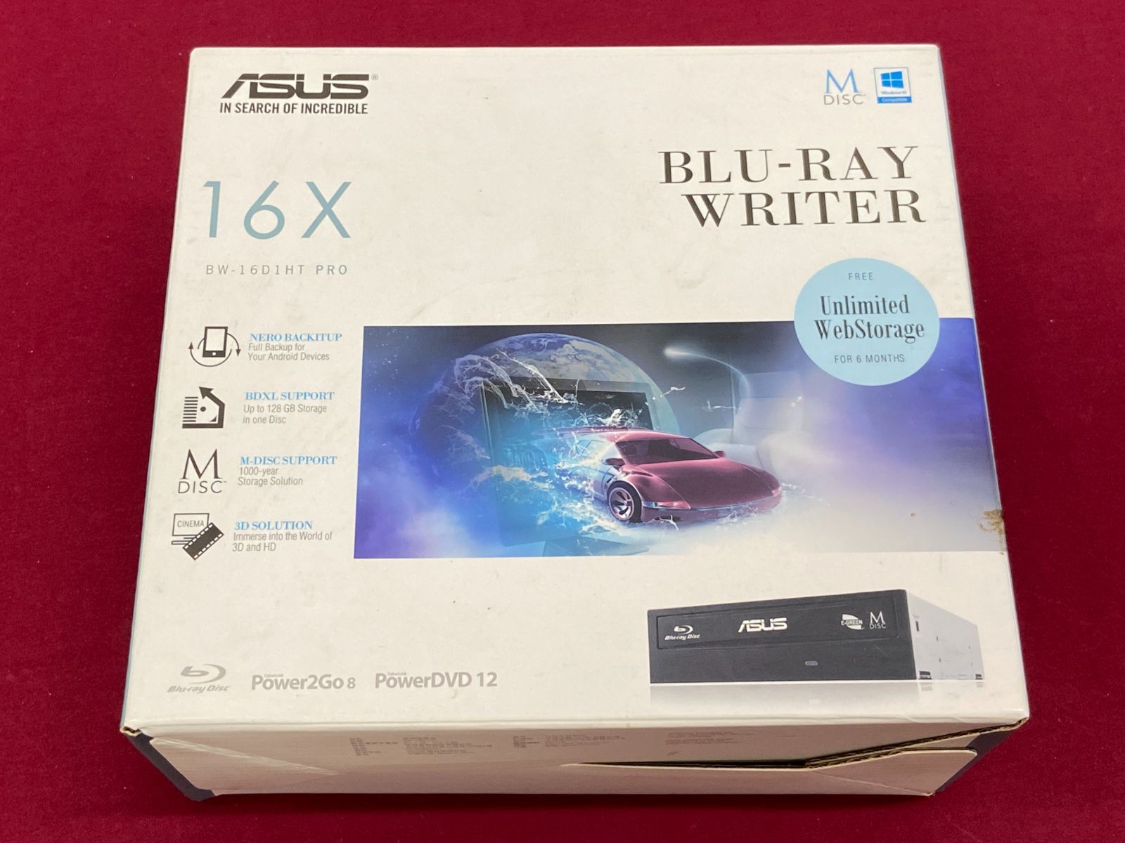 ASUS製 内蔵型ブルーレイドライブ BW-16D1HT PRO - メルカリ