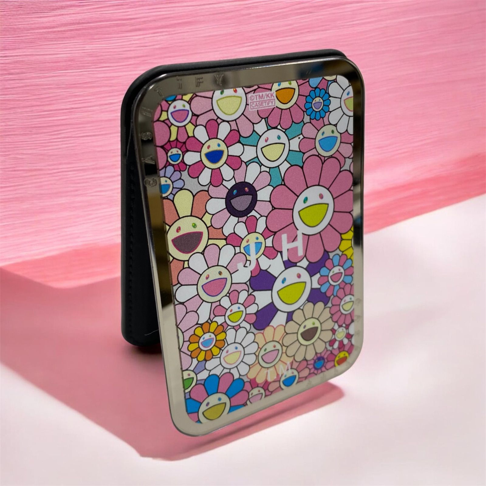 は*さ様 【完売商品】村上隆xCASETiFY MagSafe カードホルダース 美品』 村上隆 CASETiFY ミラー カードホルダースタンド マグsafe