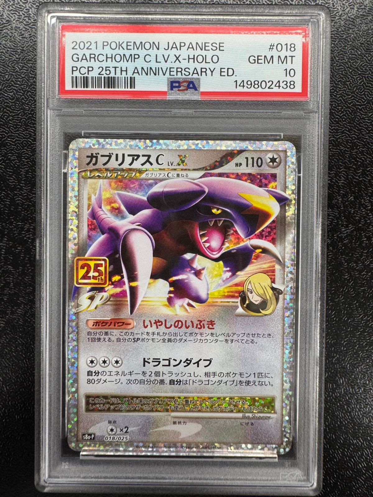 鑑定品PSA10】[s8a-P]ガブリアスC LV.Ⅹ【No mark】018/025