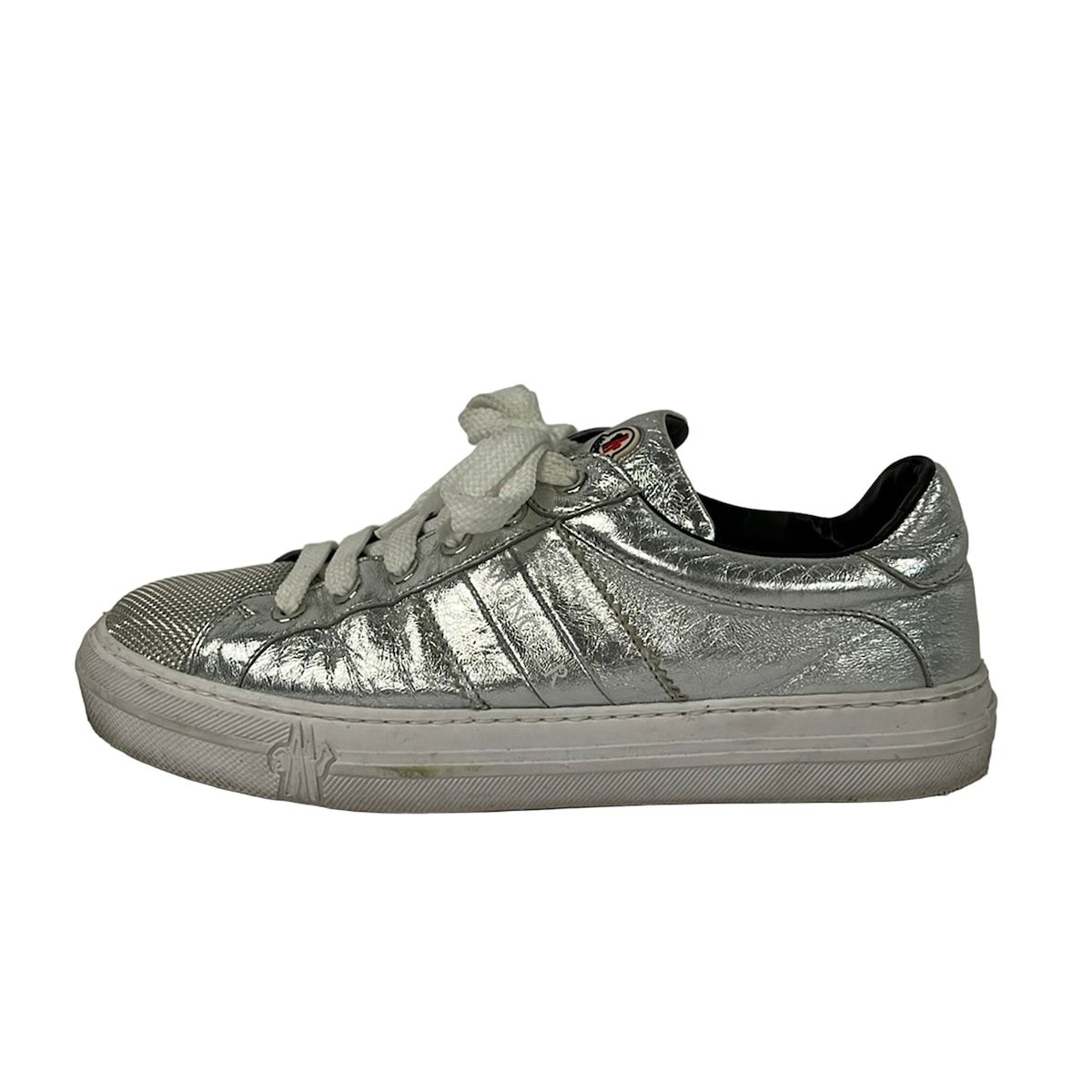 MONCLER(モンクレール) スニーカー 37 レディース シルバー レザー