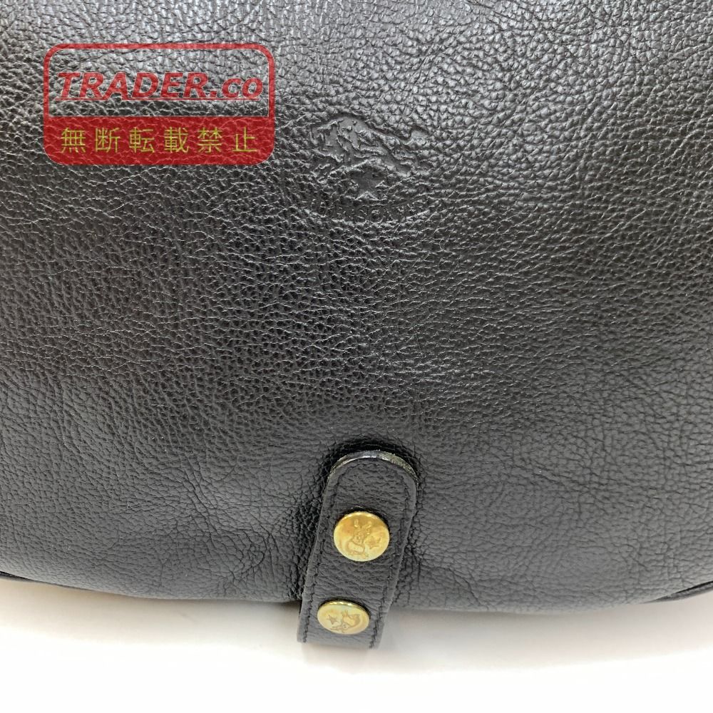 04w7873▽※【中古】IL BISONTE イルビゾンテ ハーフムーン ショルダー
