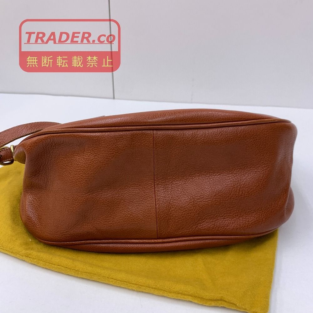 04w7874▽※【中古】IL BISONTE イルビゾンテ ハーフムーン ショルダー