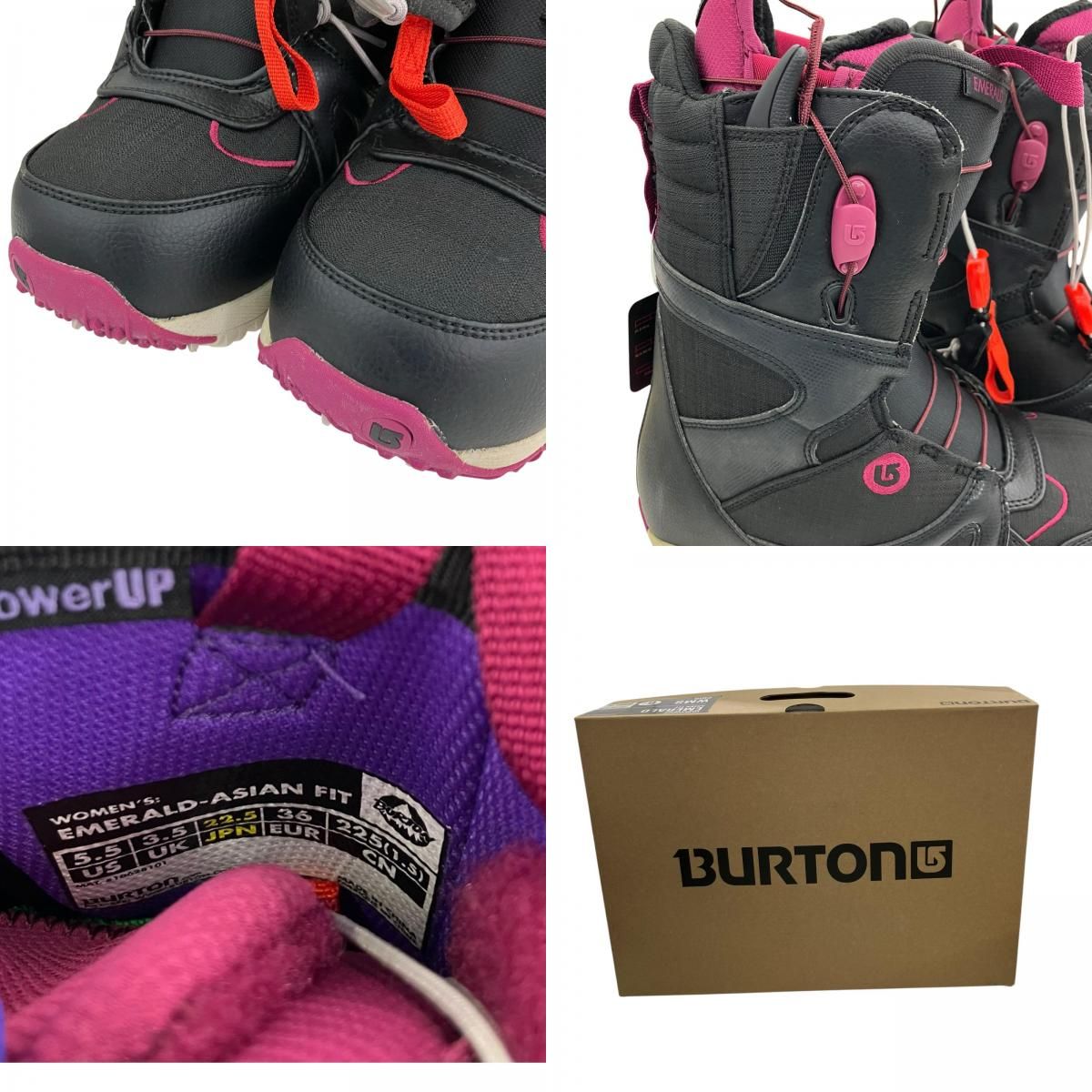 186001 現状品 BURTON バートン EMERALD エメラルド スノーボード