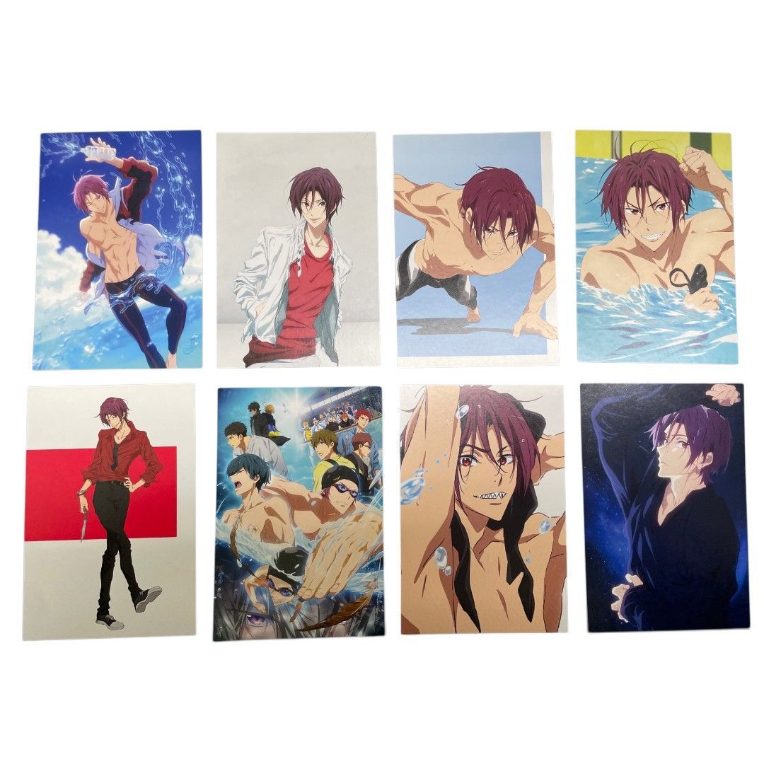 Free! ボイスカードアルバム　松岡凛 □Free! 松岡凛 ポストカード ブロマイド 8枚セット - メルカリ