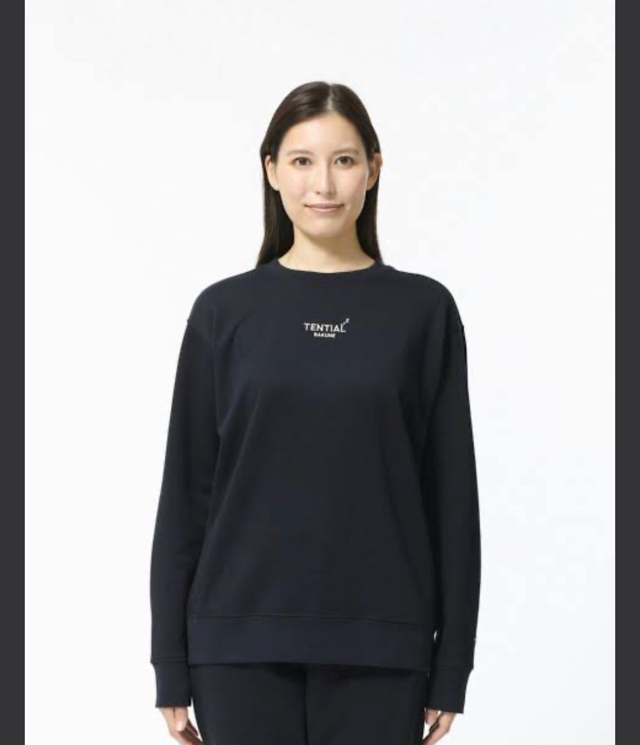 新品　TENTIAL　BAKUNE　スウェット　トップス　レディース　M TENTIAL BAKUNE スウェット トップス M ANA 刺繍入り - メルカリ