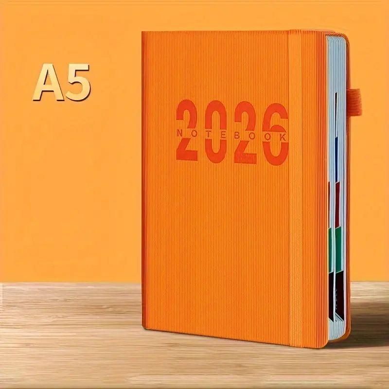 2026年用オレンジスケジュール帳　中古 手帳 2026 スケジュール帳 未使用 A5 ビジネス手帳 2026年 ビジネス