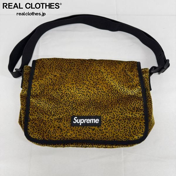 Supreme/シュプリーム【25AW】Velvet Small Messenger Bag/ベルベット スモール メッセンジャーバッグ/レオパード