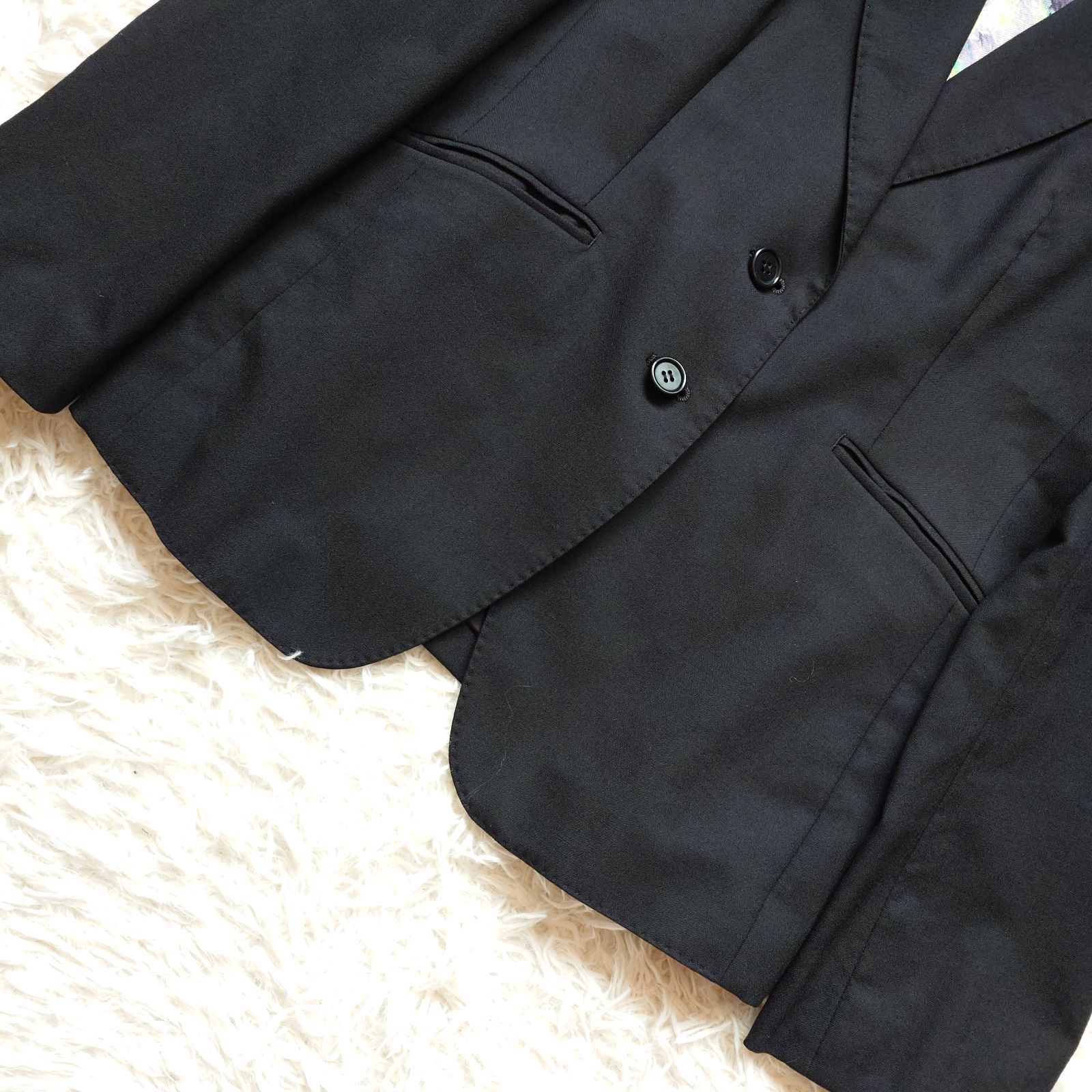 Paul Smith ポールスミス ブラック スカートスーツ セットアップ 花柄