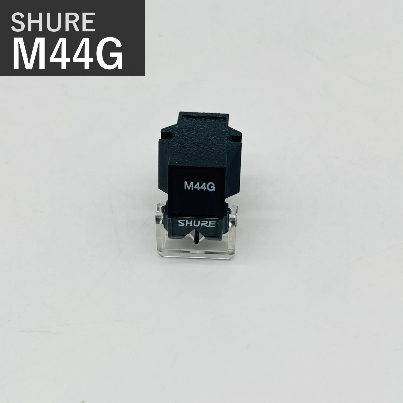 SHURE シュアー M44G フォノカートリッジ MM型 ブラック DJ用 レコード