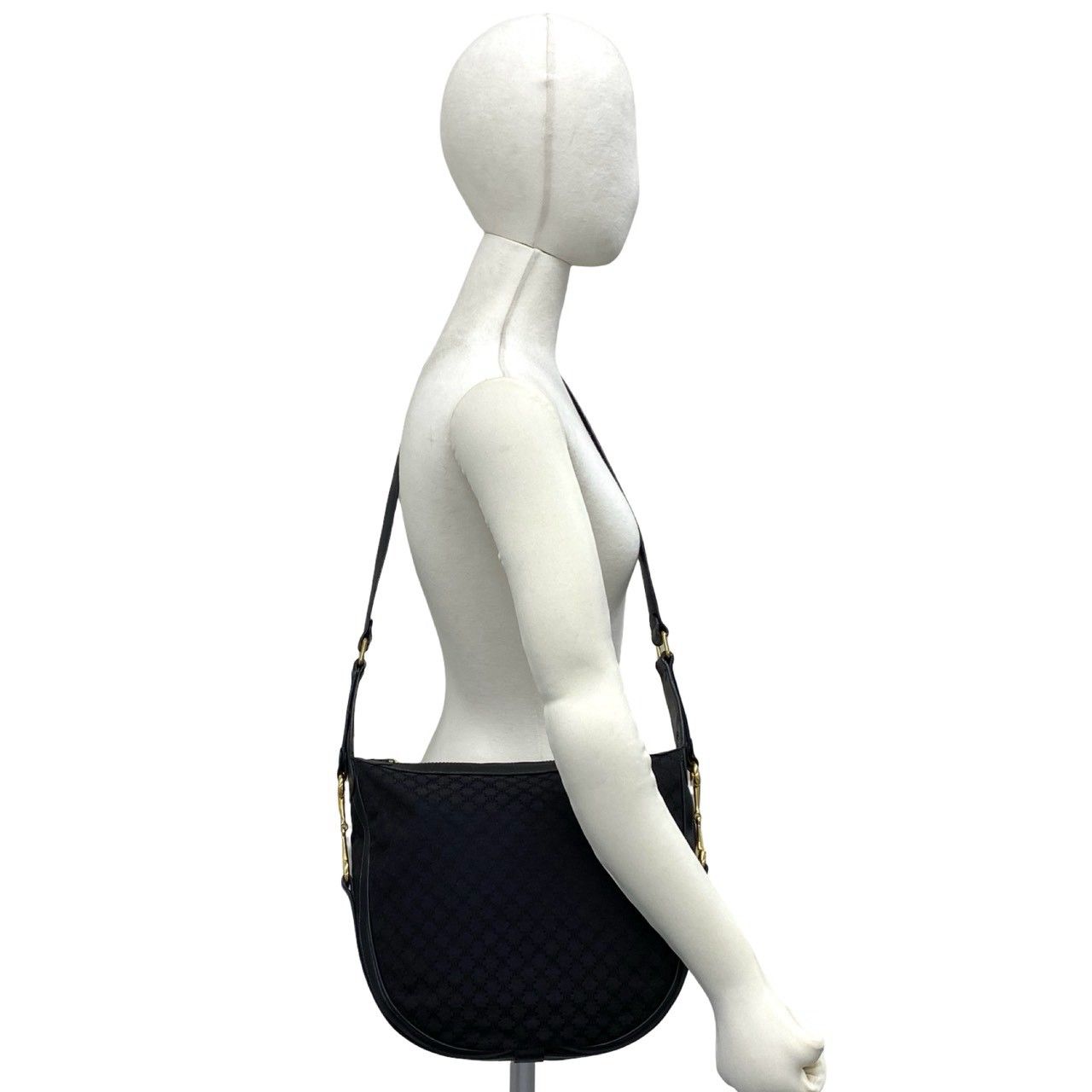 極 美品 CELINE セリーヌ マカダム ブラゾン 柄 トリオンフ キャンバス