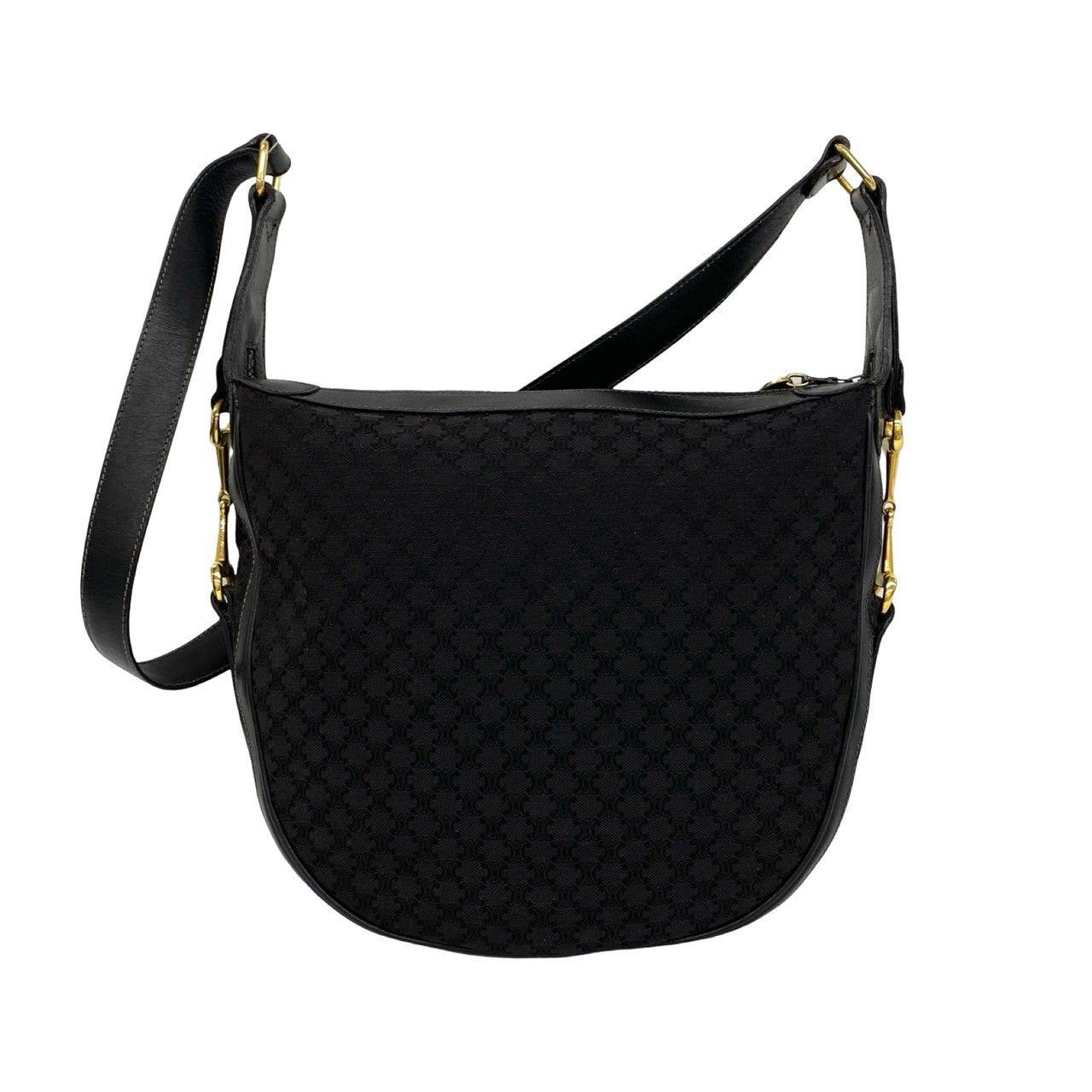 極 美品 CELINE セリーヌ マカダム ブラゾン 柄 トリオンフ キャンバス