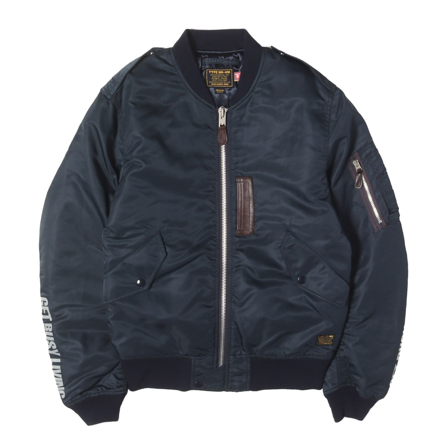NEIGHBORHOOD ネイバーフッド ジャケット ネイビー 紺 M プリマロフト