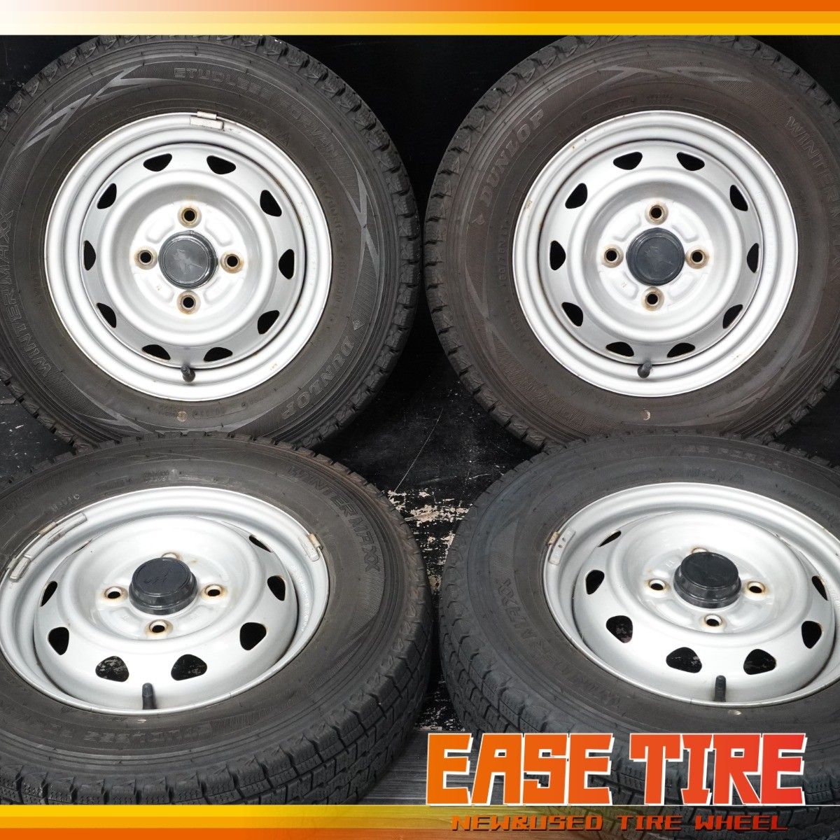 23年製 ダンロップ SV01 / weds キャロウィン 【 145/80R12 80/78N LT