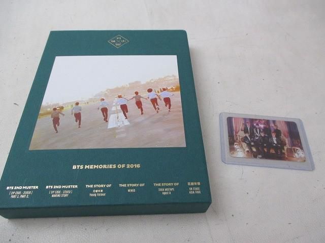 中古品】 韓流 防弾少年団 BTS MEMORIES OF 2016 DVD トレカ BLOOD