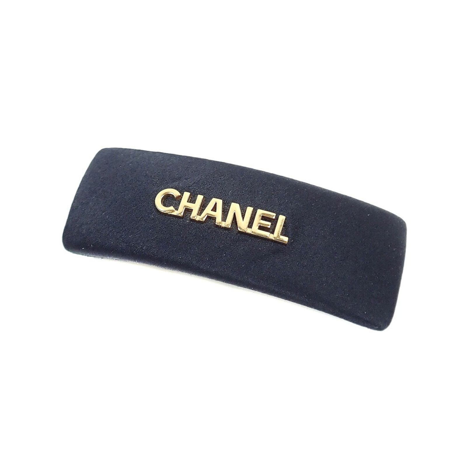 シャネル(Chanel) シャネル バレッタ レディース ブラック 黒 サテン