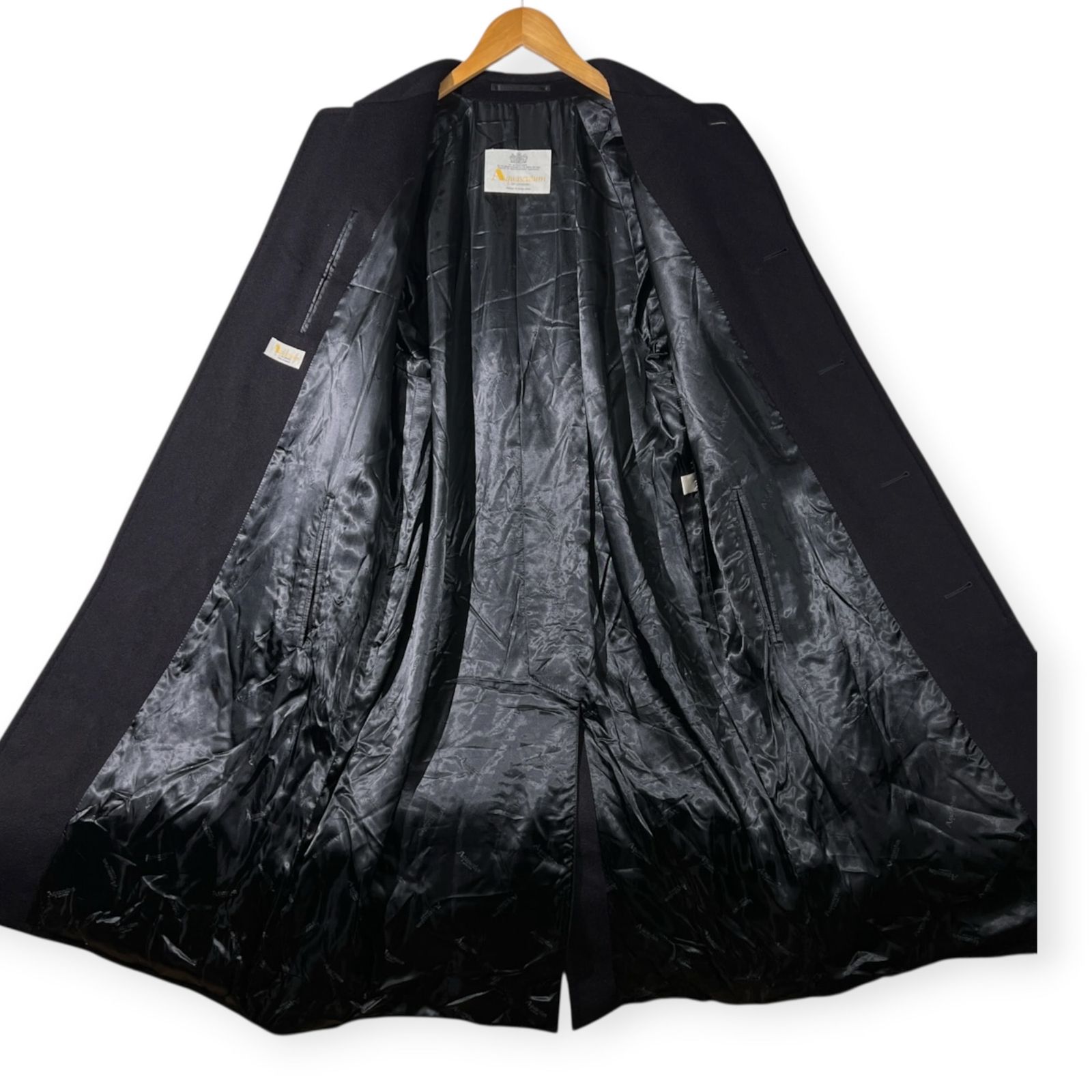英国製 カシミヤ100% Aquascutum アクアスキュータム ステンカラー