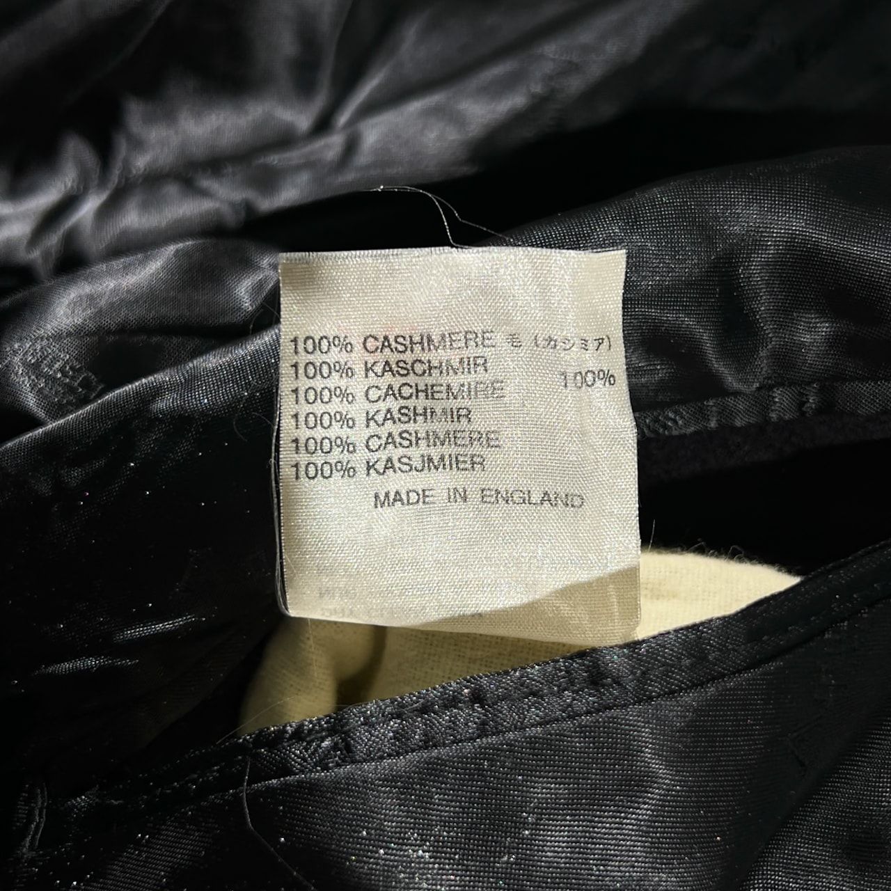 英国製 カシミヤ100% Aquascutum アクアスキュータム ステンカラー