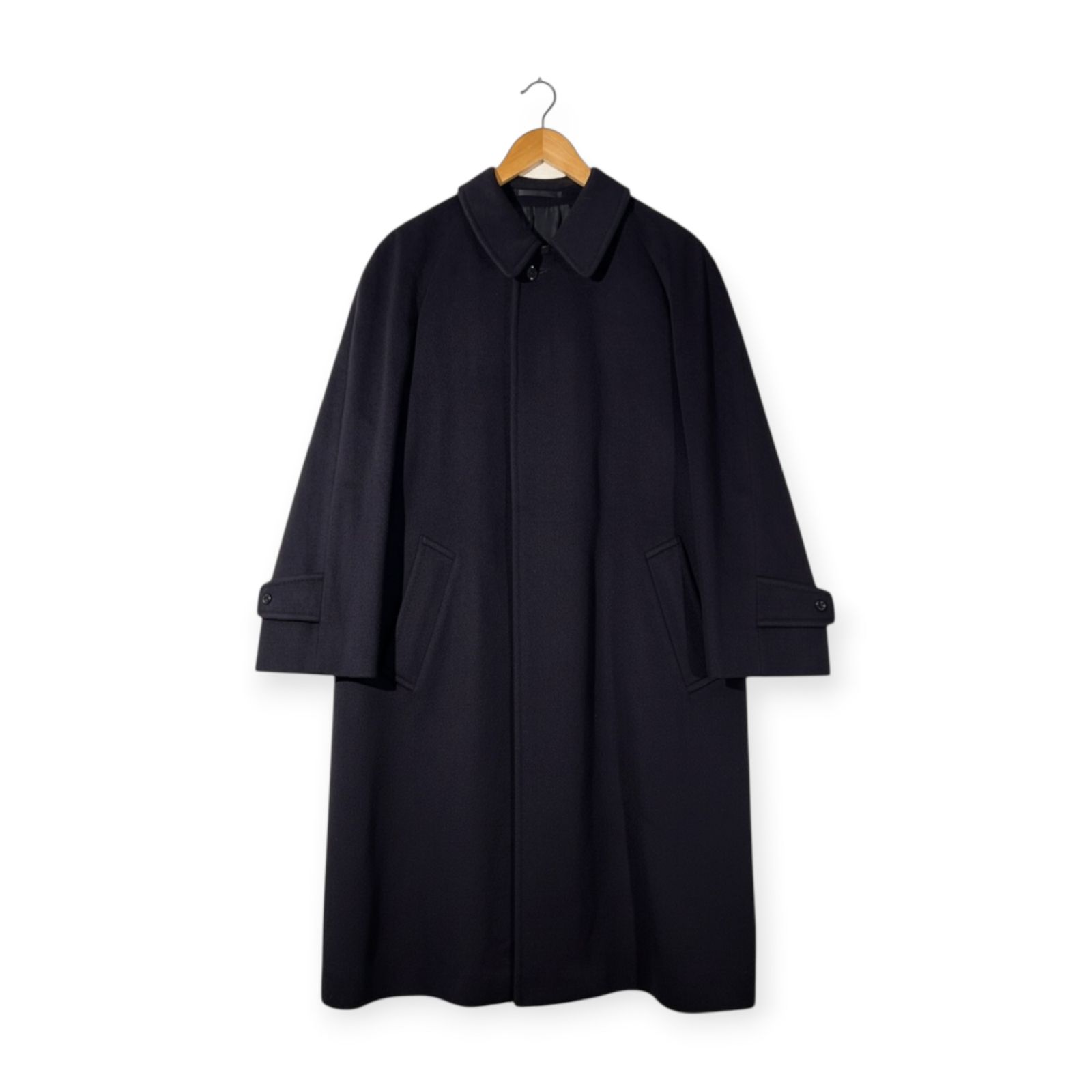 英国製 カシミヤ100% Aquascutum アクアスキュータム ステンカラー