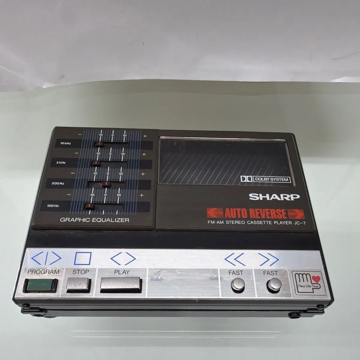 SHARP JC-7（FM・AMステレオカセットプレーヤー） 昭和レトロ - メルカリ