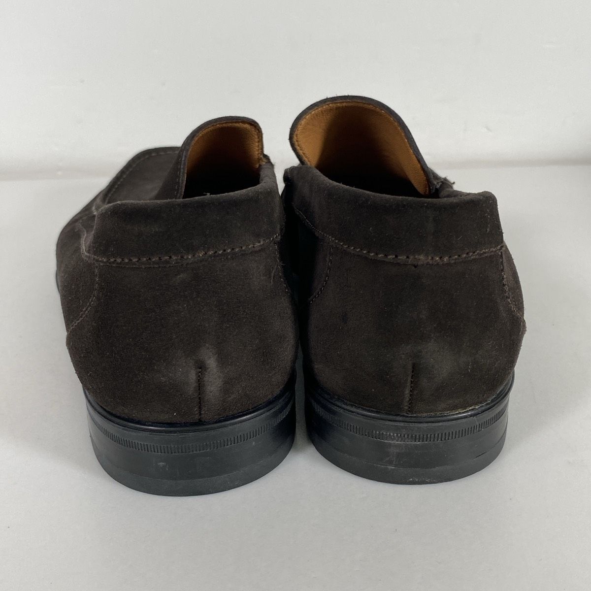 【美品/上質】モレスキー MORESCHI スエード ローファー 茶 US8.5 極美品 MORESCHI/モレスキー スエード ローファー スリッポン 41002