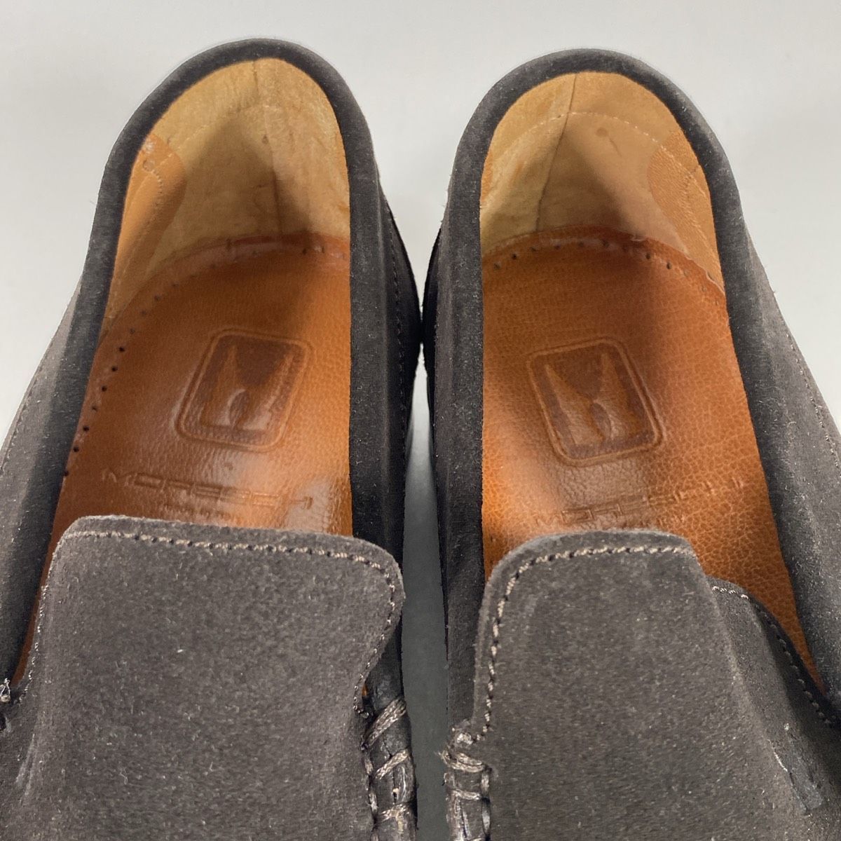 【美品/上質】モレスキー MORESCHI スエード ローファー 茶 US8.5 極美品 MORESCHI/モレスキー スエード ローファー スリッポン 41002