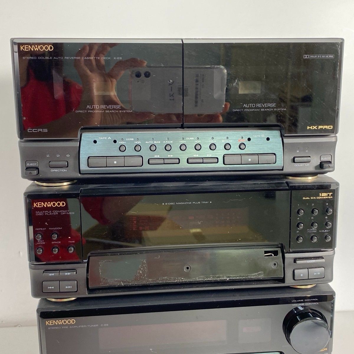 現状品 まとめて4点セット KENWOOD B-E9/C-E9/X-E9/DP-ME9 アンプ
