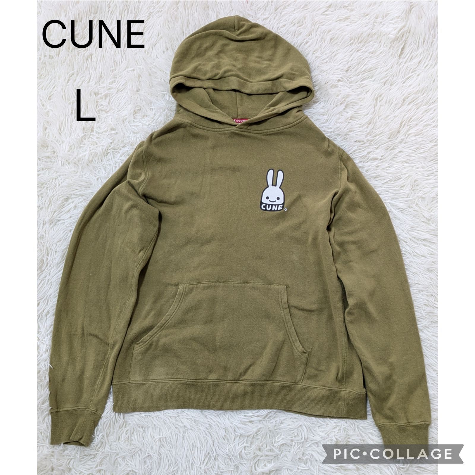 255〉​【人気デザイン】CUNE キューン バックうさぎ プルオーバー 