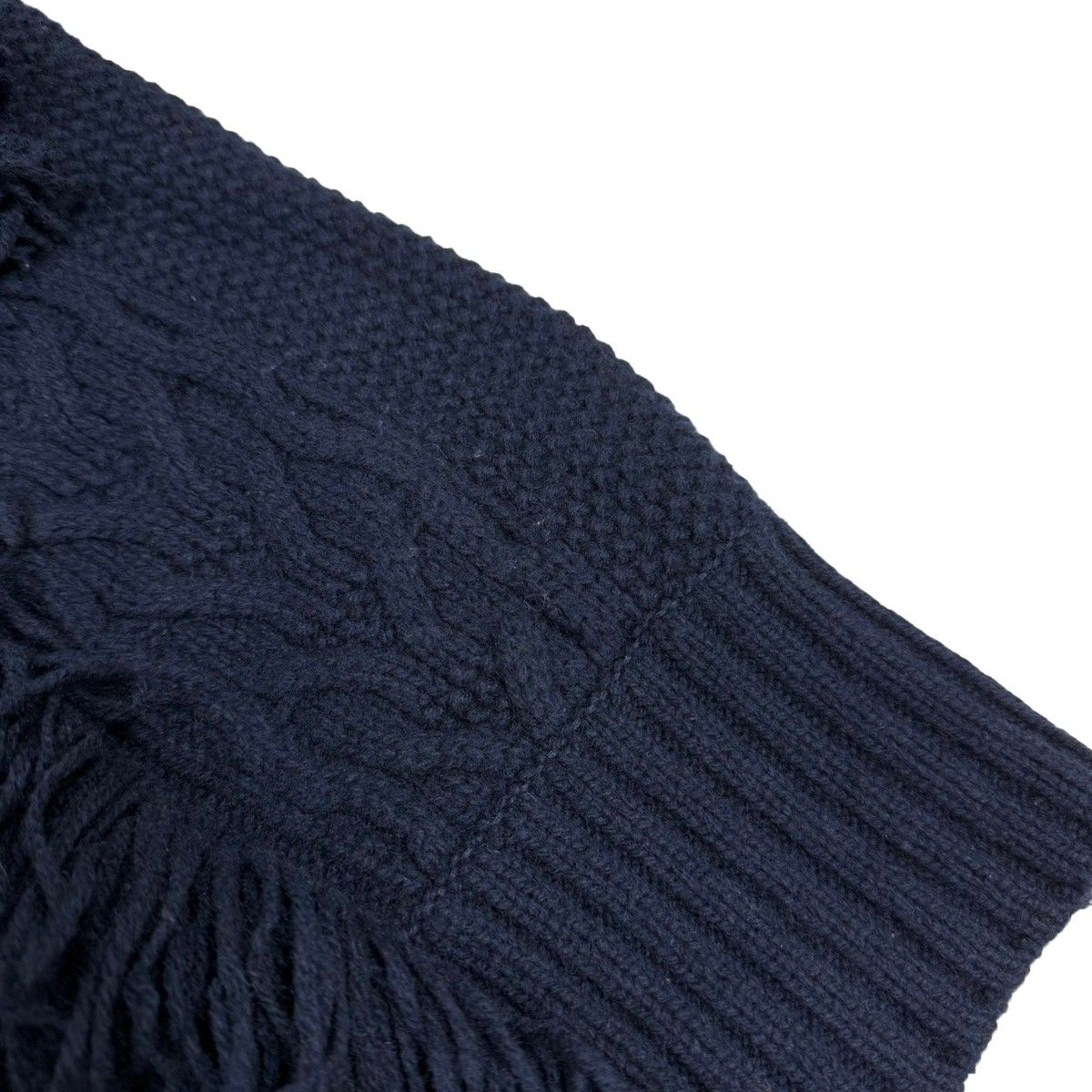 sacai サカイ 17AW フリンジ ケーブルニット セーター 17-03380