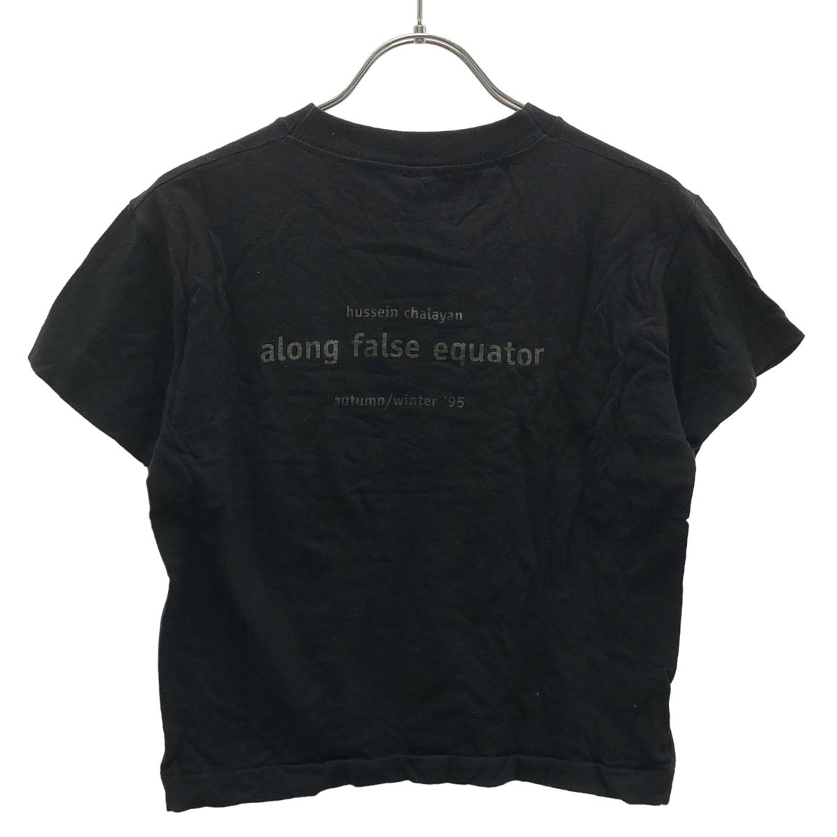 hussein chalayan フセインチャラヤン　半袖 hussein chalayan フセインチャラヤン 1995AW プリントTシャツ