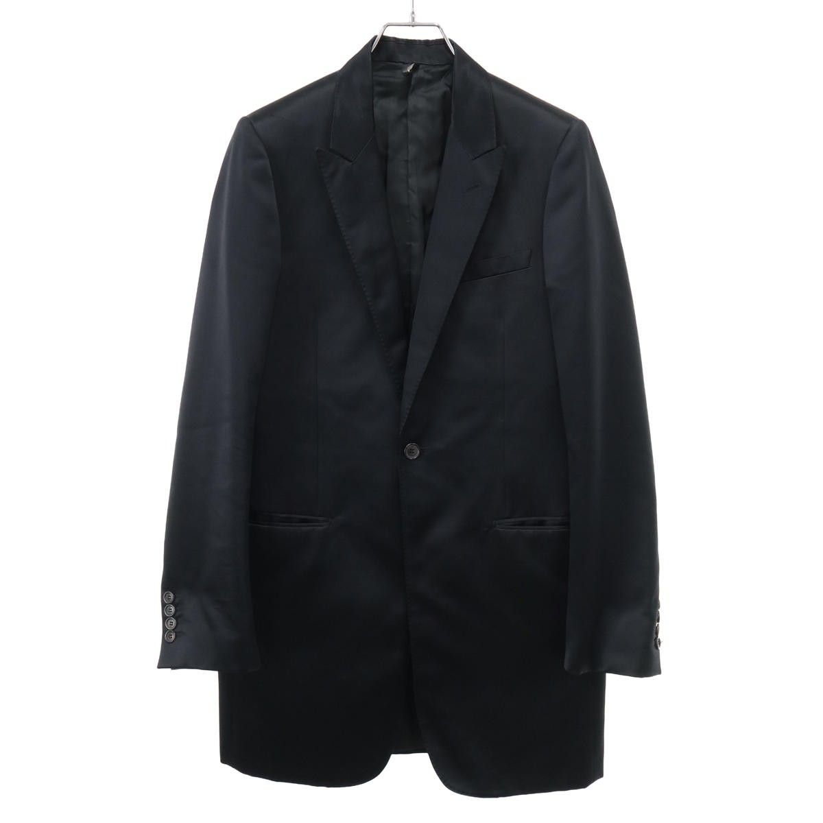Dior HOMME ディオールオム 2005AW GLAM サテンロングジャケットコート
