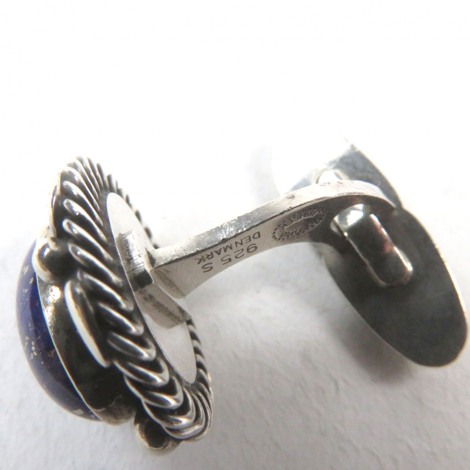 良品○Georg Jensen ジョージジェンセン 17 925 ラピスラズリ カフス