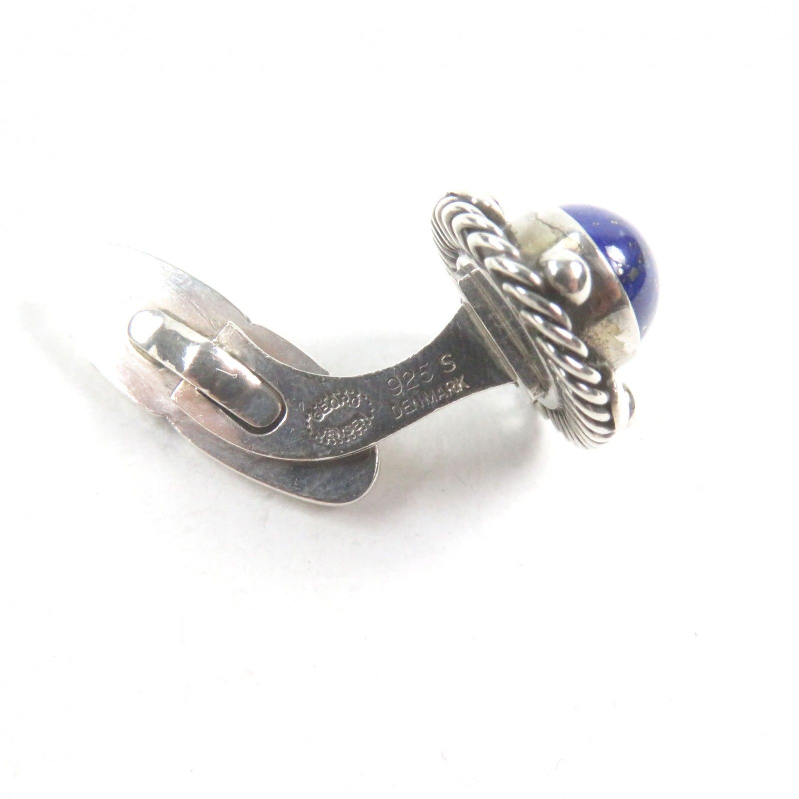 良品○Georg Jensen ジョージジェンセン 17 925 ラピスラズリ カフス
