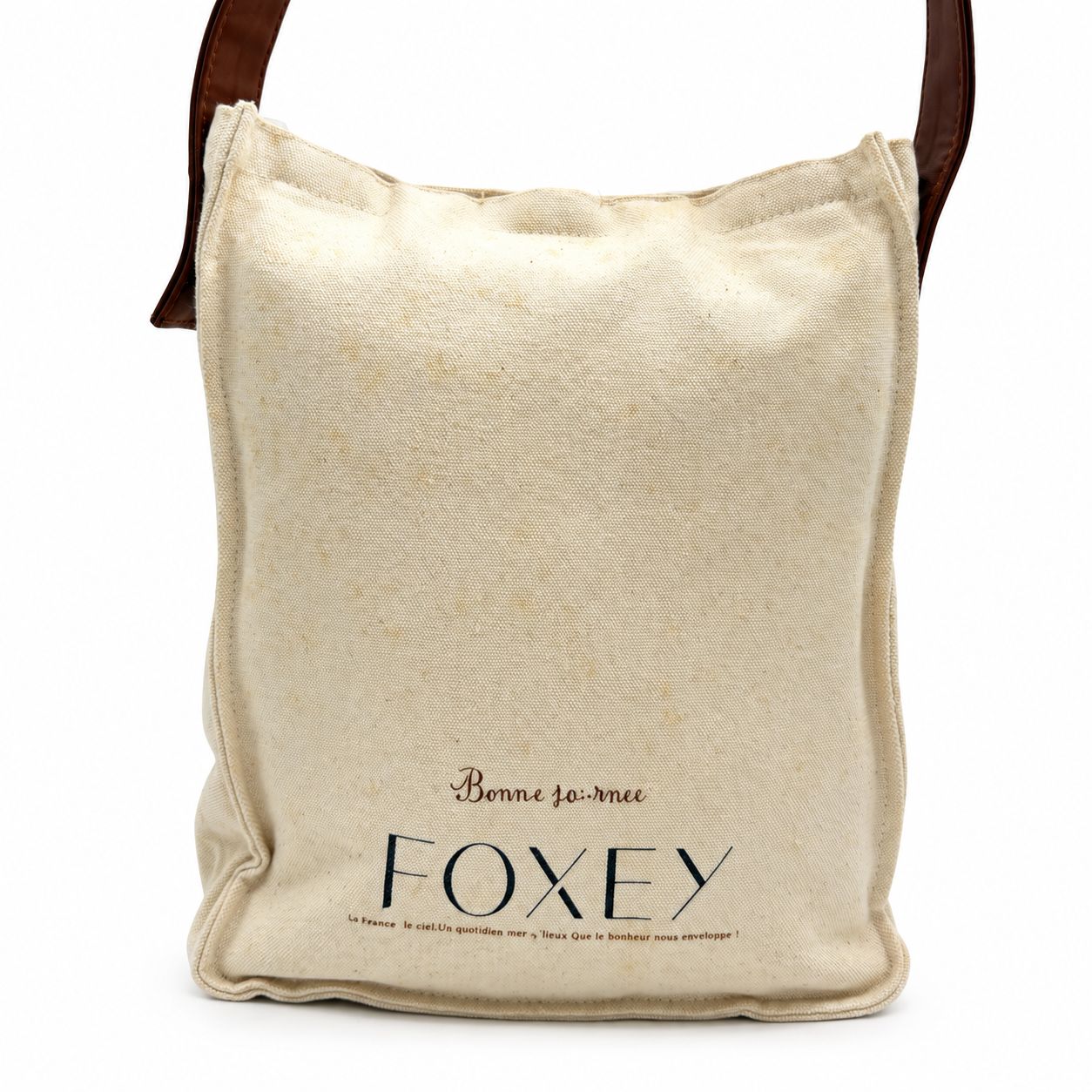 FOXEY フォクシー トートバッグ shoulder bag handbag アイボリー