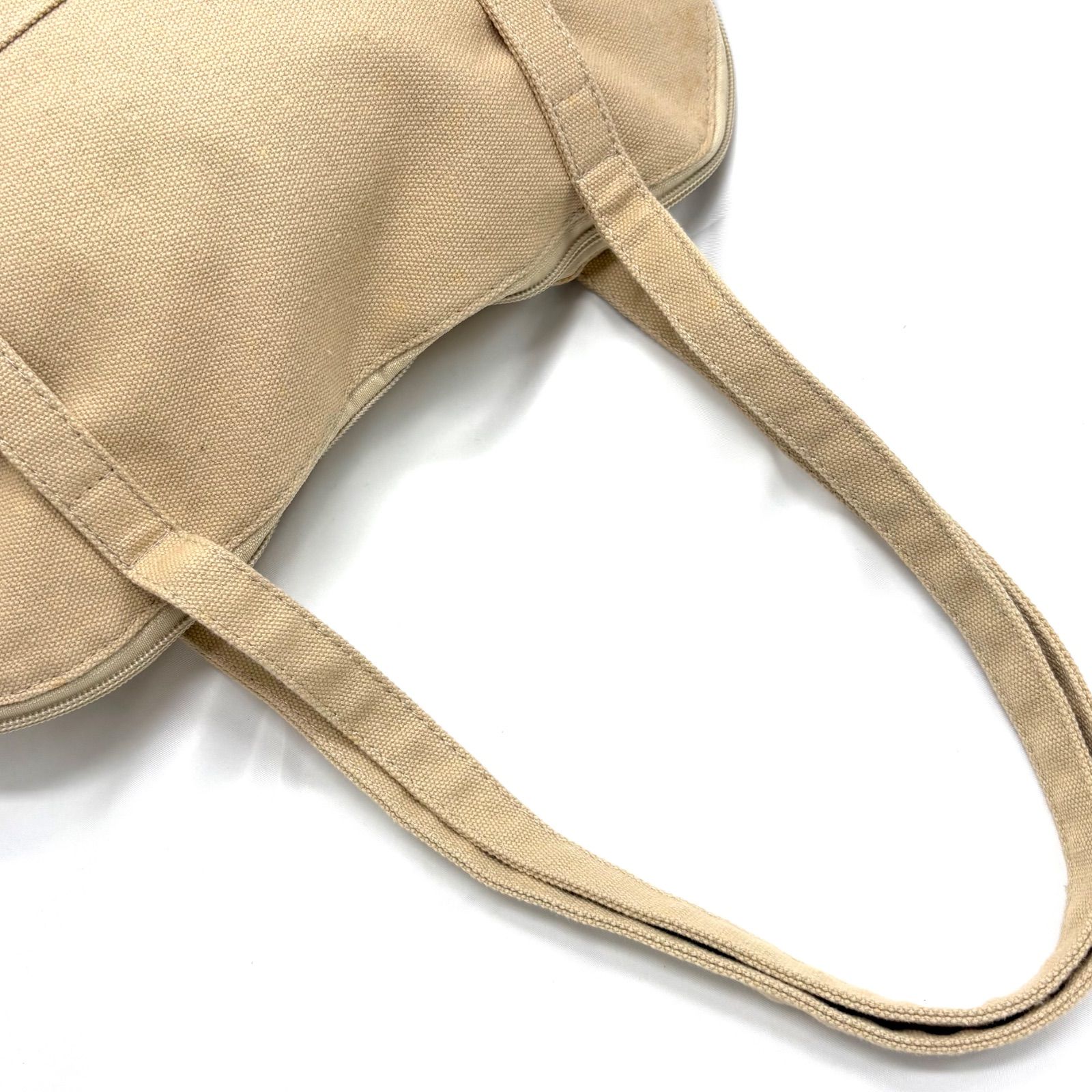 FOXEY フォクシー トートバッグ ハンドバッグ beige canvas ベージュ